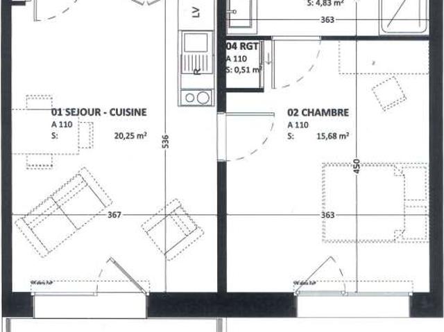 Appartement vente à Les Andelys, Criquebeuf-sur-seine