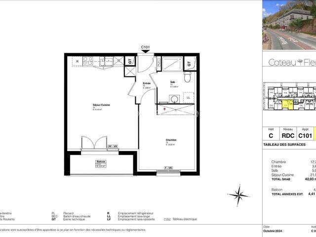Appartement vente à Rouen, Le Houlme