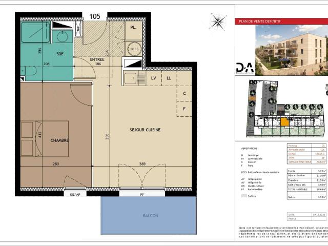 Appartement vente à Caen, Louvigny