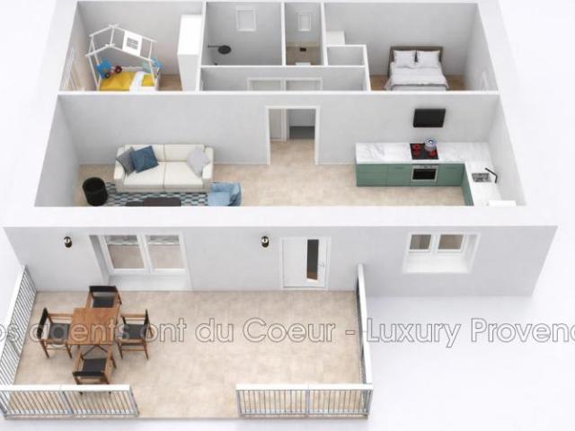 Appartement vente à Aix-en-Provence, Gréasque