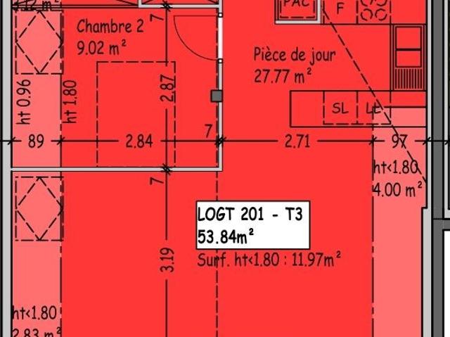 Appartement vente à Pontarlier, Nods