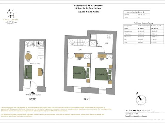 Appartement vente à Narbonne, Saint-andré-de-roquelongue