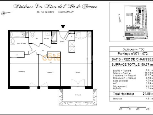 Appartement vente à Montargis, Amilly