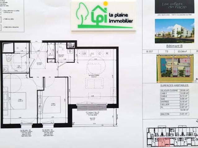 Appartement vente à Caen, Courseulles-sur-mer