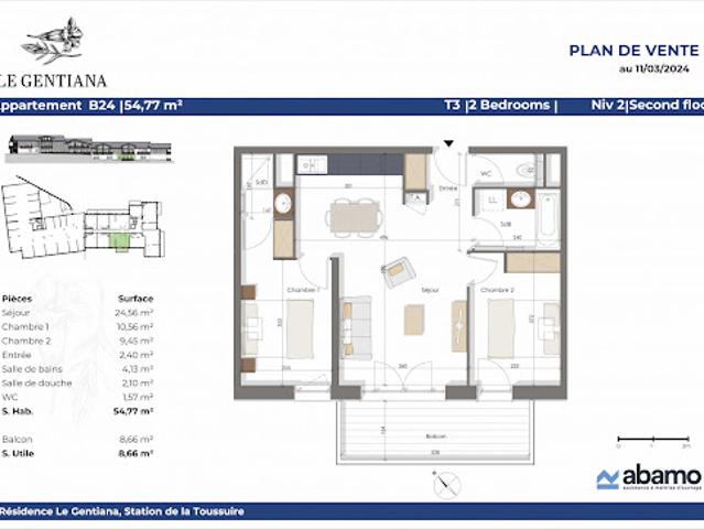 Appartement vente à Saint-Jean-de-Maurienne, Fontcouverte-la Toussuire