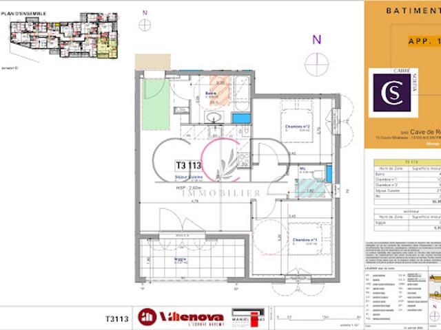 Appartement vente à Aix-en-Provence, Rognes