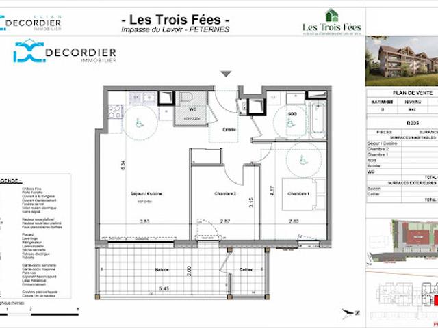 Appartement vente à Thonon-les-Bains, Féternes
