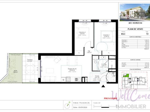 Appartement vente à Pré la Tienne, Challes-les-Eaux