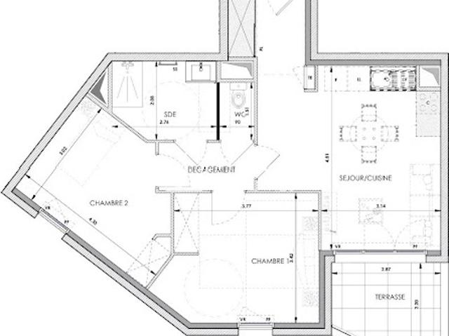 Appartement vente à Grasse, Châteauneuf-grasse