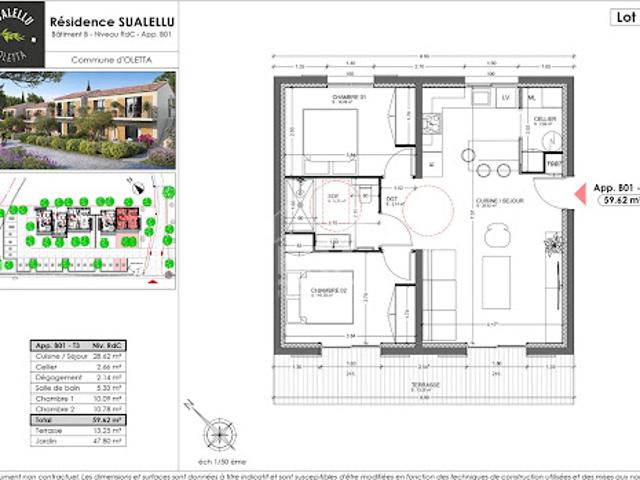 Appartement vente à Calvi, Oletta