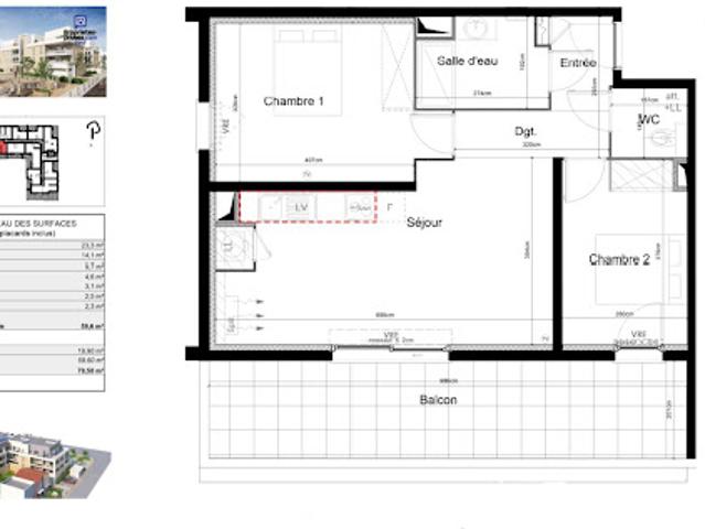 Appartement vente à Villeneuve-lès-Béziers, Hérault