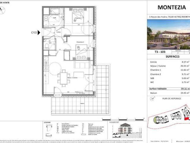 Appartement vente à Saint-Julien-en-Genevois, Vétraz-monthoux