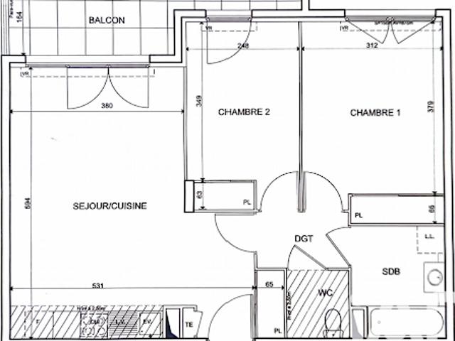 Appartement vente à Lotissement Alphonse Daudet, Fréjus