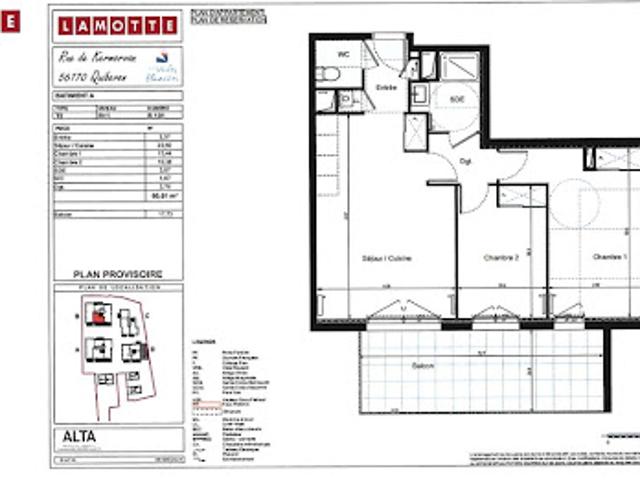 Appartement vente à Lorient, Bretagne