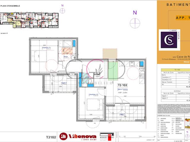 Appartement vente à Aix-en-Provence, Rognes