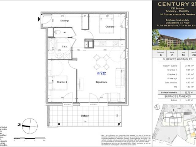 Appartement vente à Faverges, Faverges-Seythenex