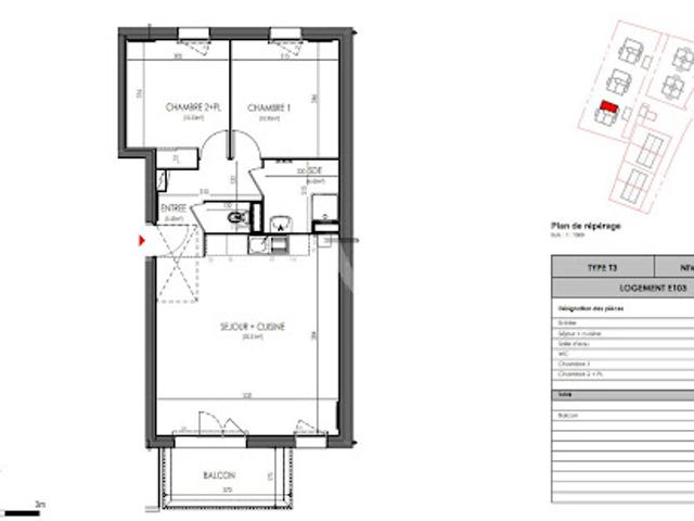 Appartement vente à Angers, Pellouailles-les-vignes
