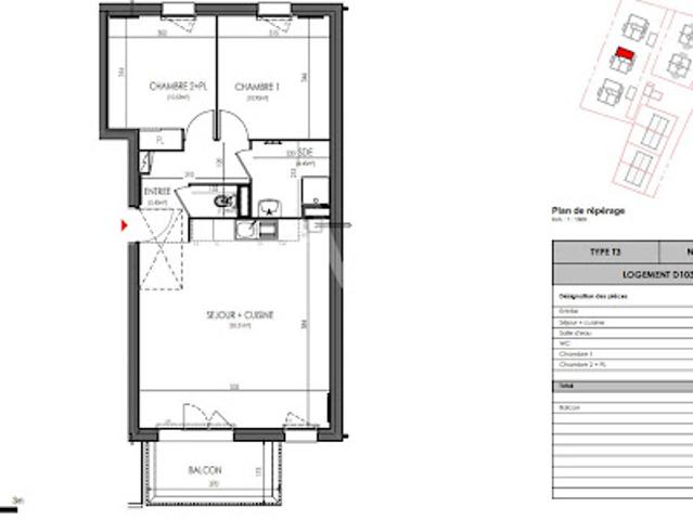 Appartement vente à Angers, Pellouailles-les-vignes