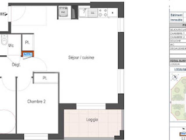 Appartement vente à Le Chêne, Écouflant