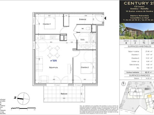 Appartement vente à Faverges, Faverges-Seythenex