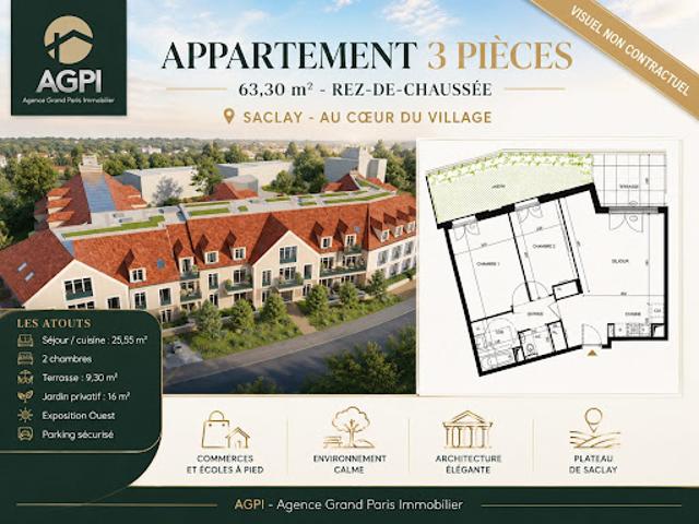 Appartement vente à Saclay, Essonne