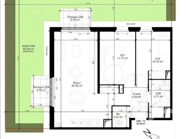 Appartement vente à Caen, Douvres-la-délivrande