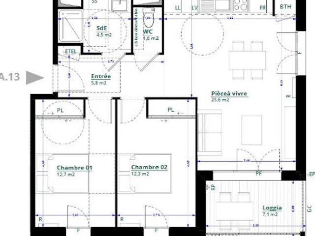 Appartement vente à Luxeau, Léognan