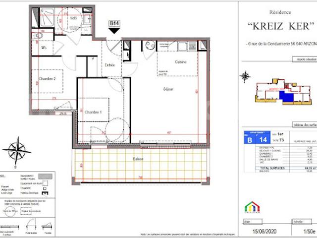 Appartement vente à Vannes, Bretagne
