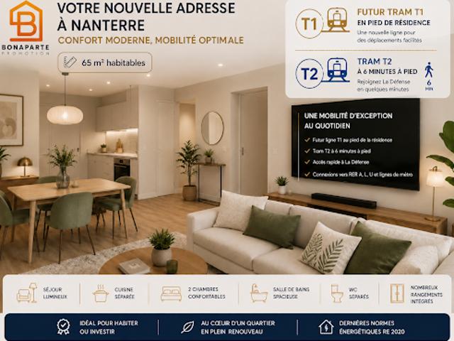 Appartement vente à Nanterre