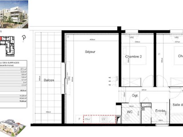 Appartement vente à Villeneuve-lès-Béziers, Hérault