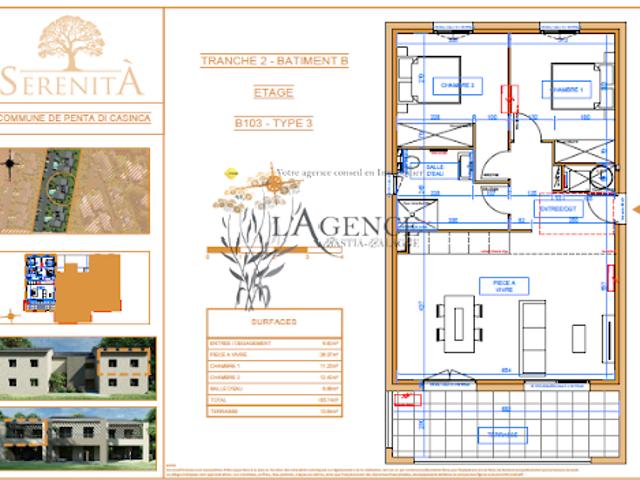 Appartement vente à Corte, Penta-di-casinca