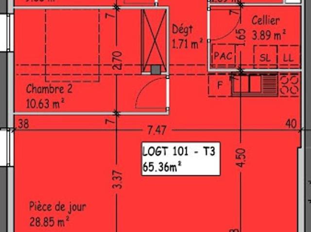 Appartement vente à Pontarlier, Nods