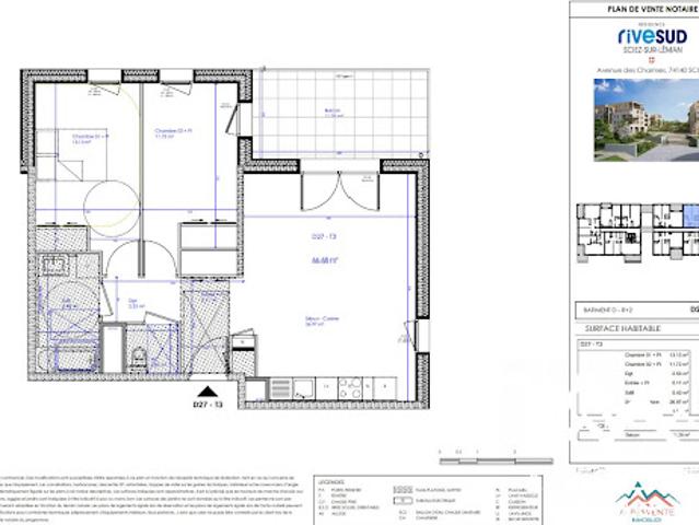 Appartement vente à Thonon-les-Bains, Sciez