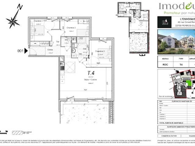 Appartement vente à Lannion, Bretagne
