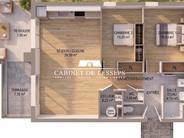 Appartement vente à Bayonne, Lahonce
