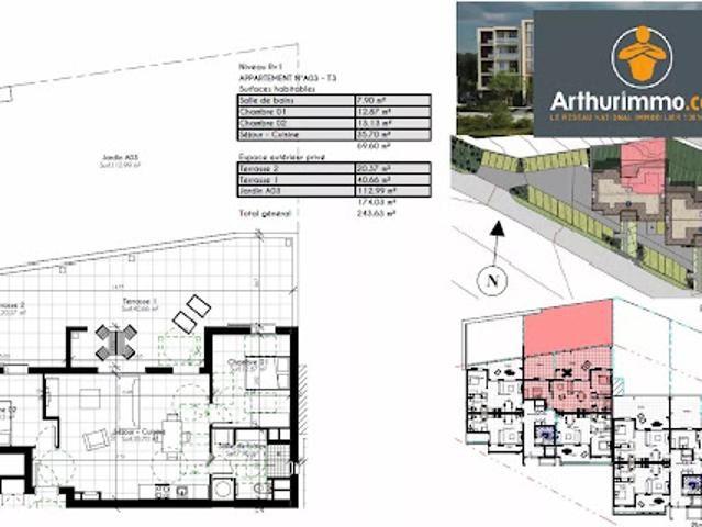 Appartement vente à Ajaccio, Grosseto-prugna