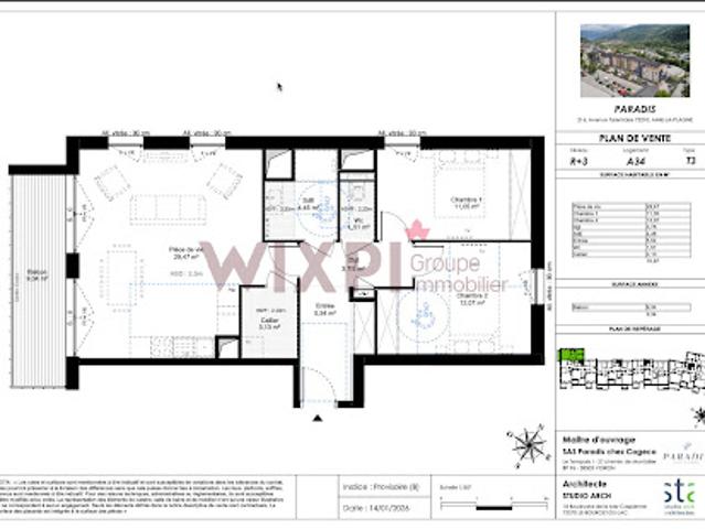 Appartement vente à Albertville, Mâcot-la-plagne