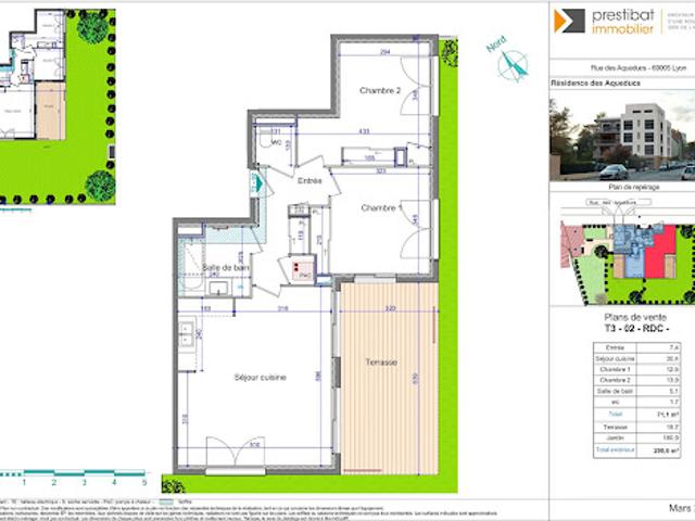 Appartement vente à Lyon, Métropole de Lyon
