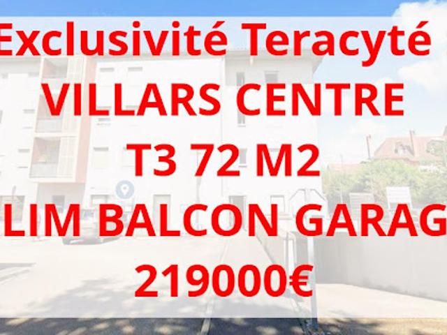 Appartement vente à Bourg-en-Bresse, Villars-les-dombes