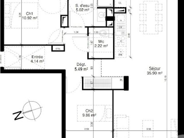 Appartement vente à Caen, Douvres-la-délivrande