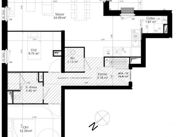 Appartement vente à Caen, Douvres-la-délivrande