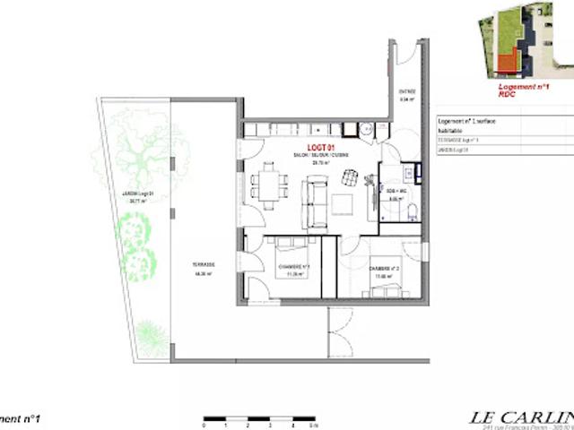 Appartement vente à Morestel, Isère
