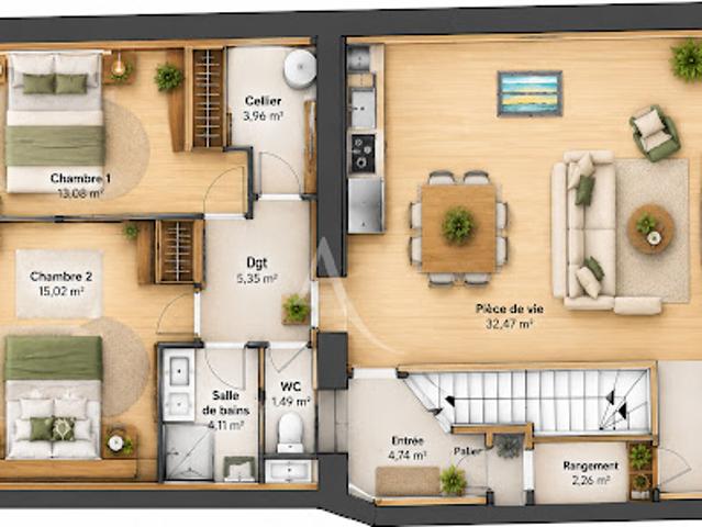 Appartement vente à Chante-Alouette, Rochefort