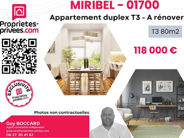Appartement vente à Bourg-en-Bresse, Miribel