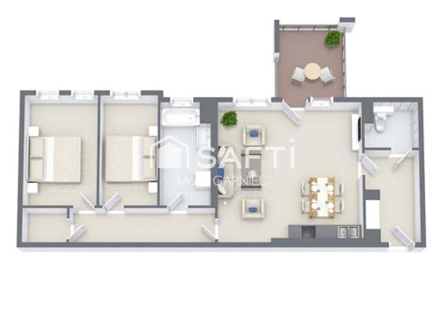 Appartement vente à Val-de-Briey, Lexy