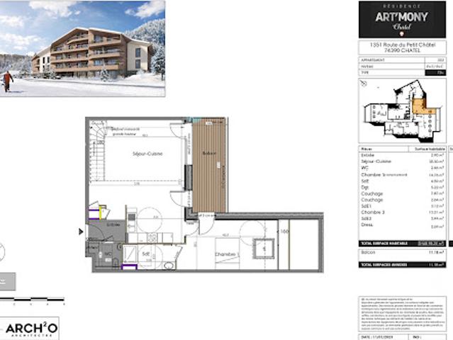 Appartement vente à Thonon-les-Bains, Le Châtel