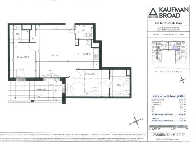 Appartement vente à Cherbourg, Barneville-carteret