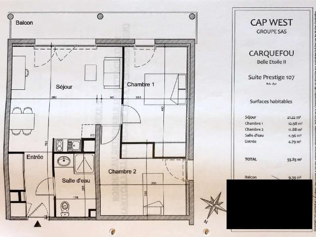 Appartement vente à Nantes, Carquefou