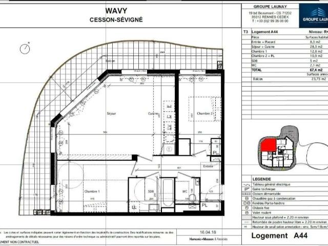 Appartement vente à Rennes, Bretagne