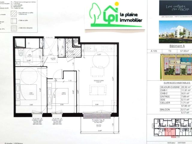 Appartement vente à Caen, Courseulles-sur-mer